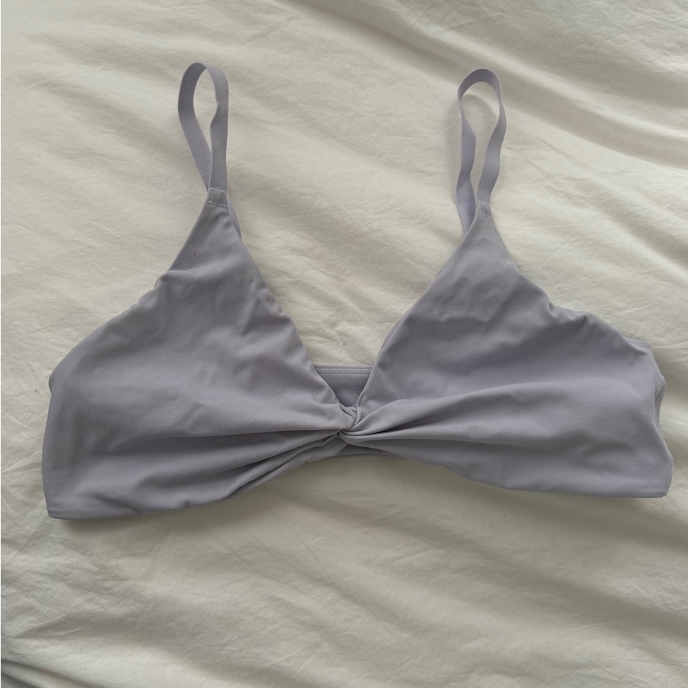 Gymshark Twist Front Bralette - Fresh Lilac